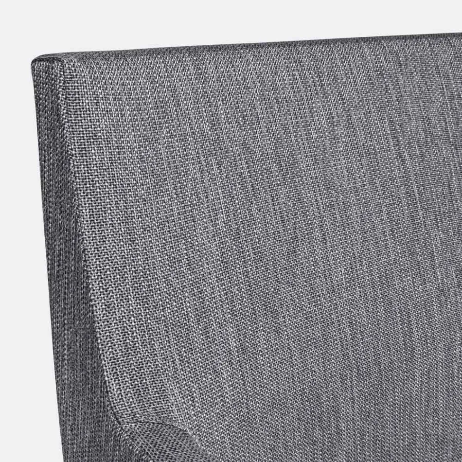 Cadeira Outdoor Estofada em Tecido com Pernas de Alumínio, 4 Peças - Nia Viadurini