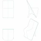 Cadeira de jardim design moderno Sloo by Vondom, em polietileno Viadurini