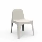 Cadeira de jardim empilhável de polipropileno sólida Vondom, design Viadurini