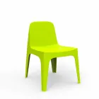 Cadeira de jardim empilhável de polipropileno sólida Vondom, design Viadurini