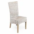 Cadeira de Jardim em Fibra Natural da Kubù - Flavio Viadurini