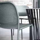 Cadeira de jardim em metal pintado Made in Italy 2 peças - Synergy Viadurini