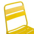 Cadeira de jardim totalmente em metal - Fita Viadurini