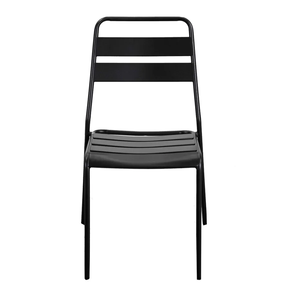Cadeira de jardim totalmente em metal - Fita Viadurini
