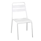 Cadeira de jardim totalmente em metal - Fita Viadurini