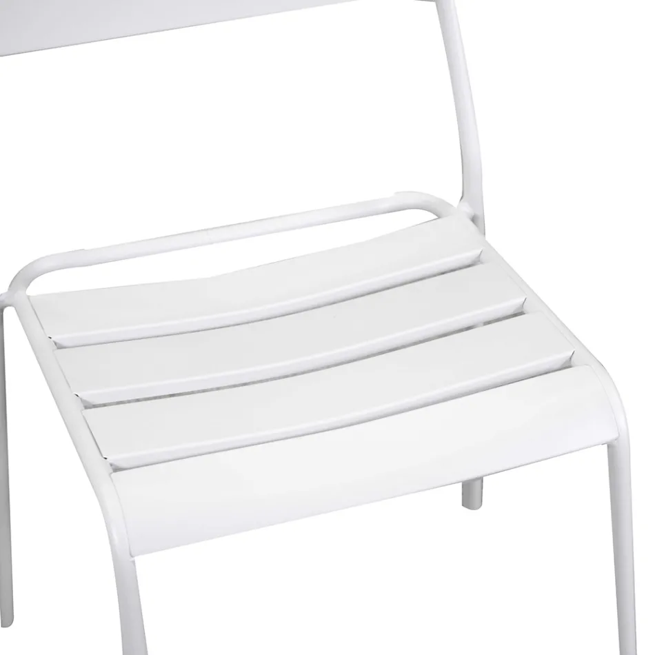 Cadeira de jardim totalmente em metal - Fita Viadurini