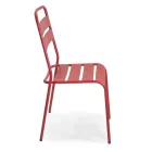 Cadeira de jardim totalmente em metal - Fita Viadurini