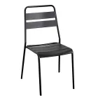 Cadeira de jardim totalmente em metal - Fita Viadurini