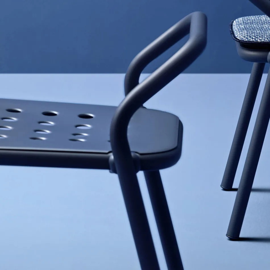 Cadeira de jardim estrutura de alumínio feita na Itália - Noss by Varaschin Viadurini