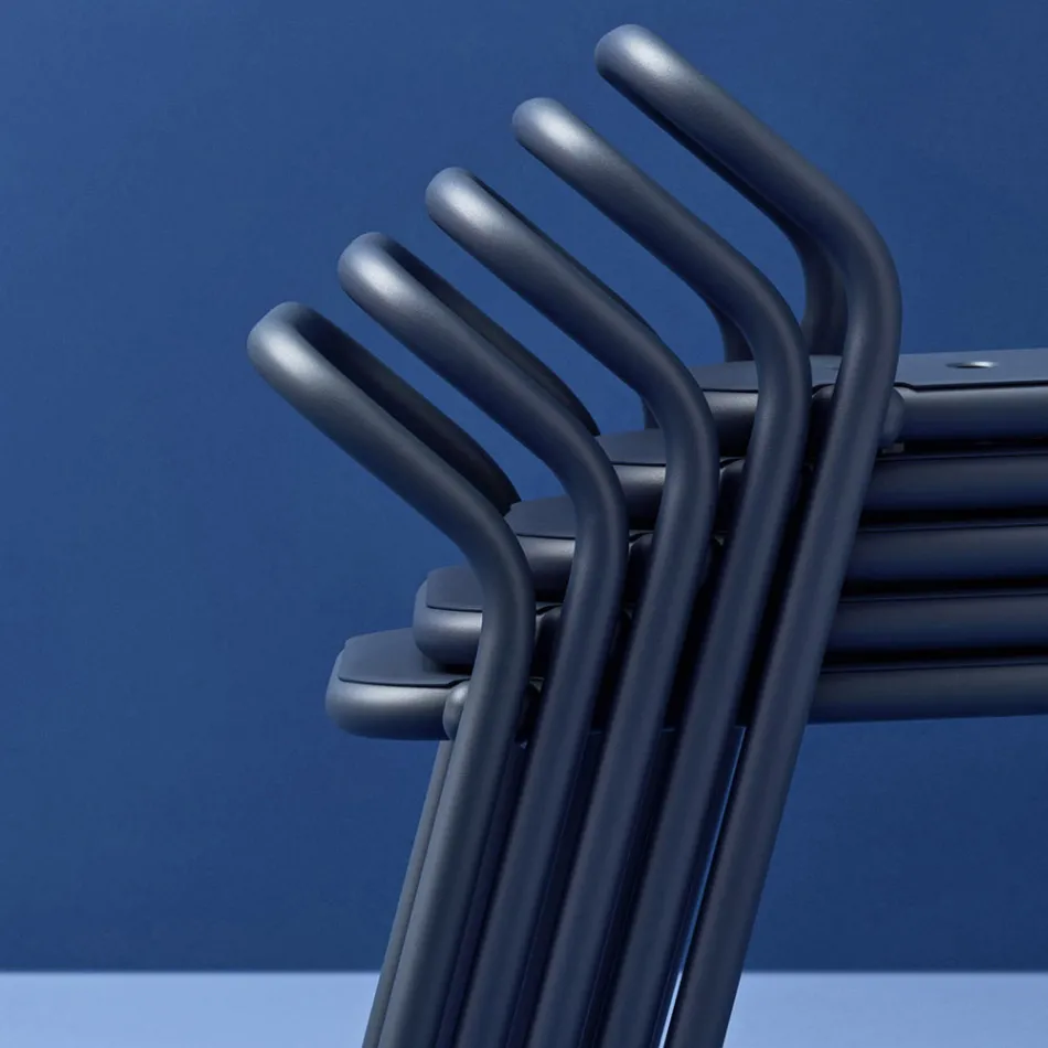 Cadeira de jardim estrutura de alumínio feita na Itália - Noss by Varaschin Viadurini