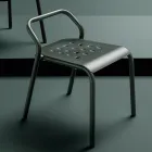 Cadeira de jardim estrutura de alumínio feita na Itália - Noss by Varaschin Viadurini