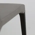 Cadeira interna em madeira de freixo e couro sintético fabricado na Itália - Floki Viadurini