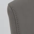 Cadeira interna em madeira de freixo e couro sintético fabricado na Itália - Floki Viadurini