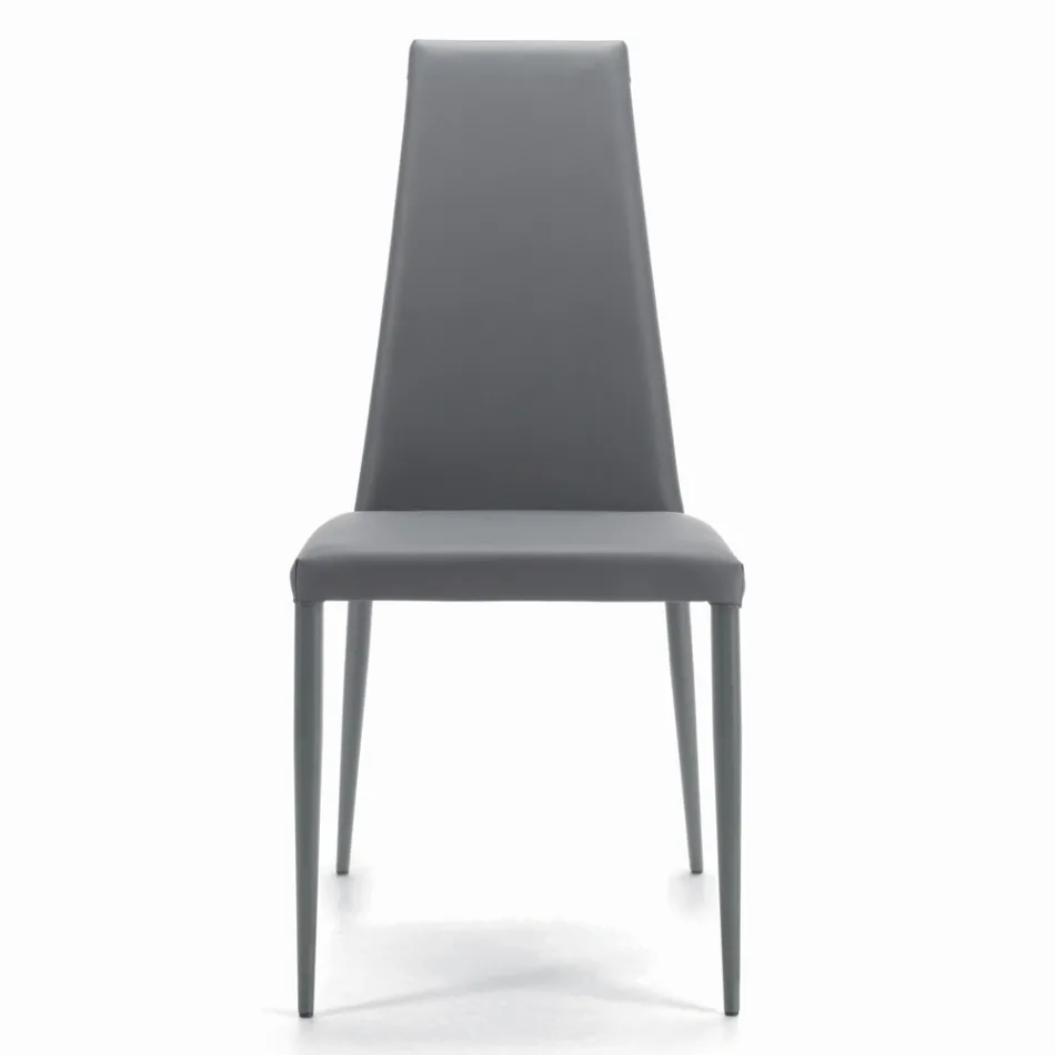 Cadeira interna totalmente acolchoada e estofada fabricada na Itália - Trieste Viadurini