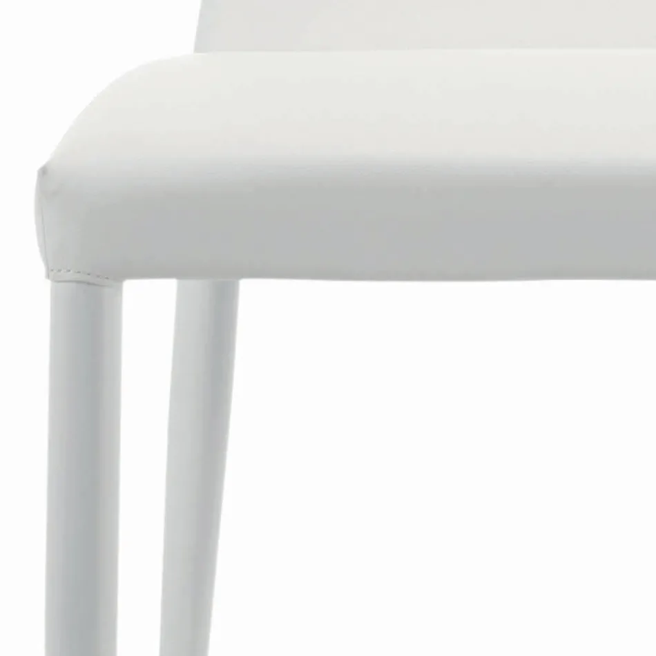 Cadeira interna totalmente acolchoada e estofada fabricada na Itália - Trieste Viadurini