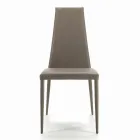 Cadeira interna totalmente acolchoada e estofada fabricada na Itália - Trieste Viadurini