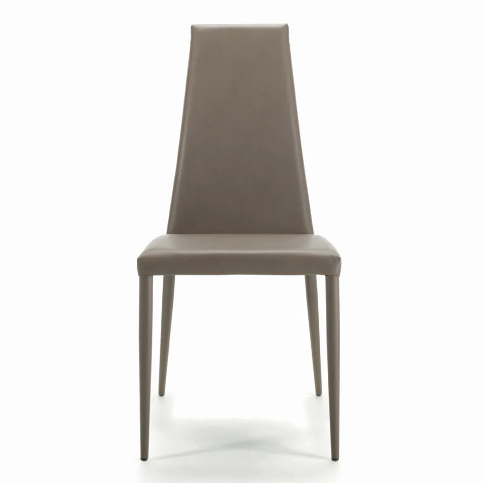 Cadeira interna totalmente acolchoada e estofada fabricada na Itália - Trieste Viadurini