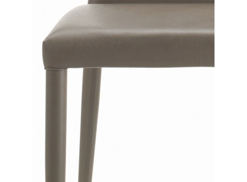 Cadeira interna totalmente acolchoada e estofada fabricada na Itália - Trieste Viadurini