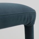 Cadeira de jantar totalmente estofada em couro sintético fabricado na Itália - Eloi Viadurini