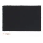 Cadeira de jantar com braços estofada em couro preto fabricado na Itália - Meyer Viadurini