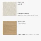 Cadeira de Jantar com Assento em Tecido e Estrutura em Freixo - Aisha Viadurini