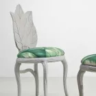 Cadeira de jantar acolchoada com design moderno, feita na Itália, Daniel Viadurini