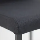 Cadeira de jantar de tecido com encosto alto fabricada na Itália - Orietta Viadurini