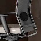 Cadeira ergonômica giratória para escritório com rodas e apoios de braço - Gimiglia Viadurini