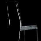 Cadeira de sala totalmente estofada fabricada na Itália - Aosta Viadurini