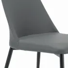 Cadeira de sala com pernas de aço ou madeira fabricada na Itália - Florença Viadurini