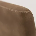 Cadeira de sala de estar com encosto alto em couro sintético fabricado na Itália - Orietta Viadurini