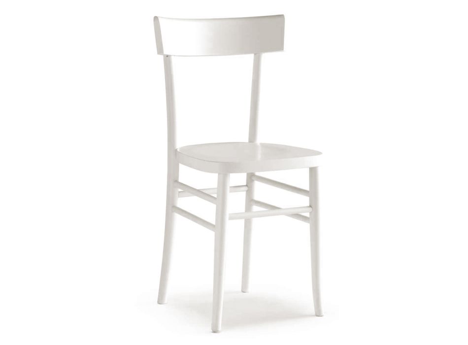 Cadeira de Sala com Estrutura e Assento em Faia Made in Italy - Tisifone Viadurini