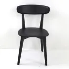 Cadeira de sala de estar em madeira de freixo fabricada na Itália - Eryn Viadurini