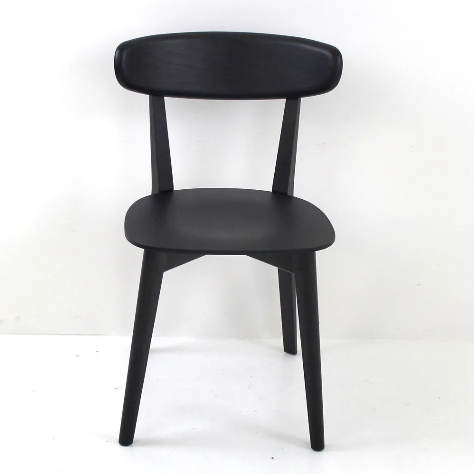 Cadeira de sala de estar em madeira de freixo fabricada na Itália - Eryn Viadurini