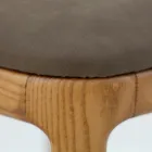 Cadeira de sala de estar em madeira de freixo manchada feita na Itália - Lyanne Viadurini