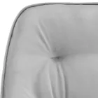 Cadeira de Sala de Estar em Madeira Lacada e Assento em Veludo Made in Italy - Attendo Viadurini