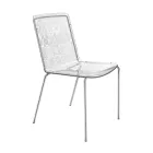 Cadeira de Sala em Plexiglass e Ferro Made in Italy, 2 Peças - Pumbaa Viadurini