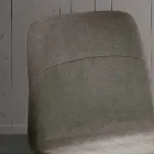 Cadeira moderna para sala de estar em tecido e metal fabricada na Itália, Egito Viadurini