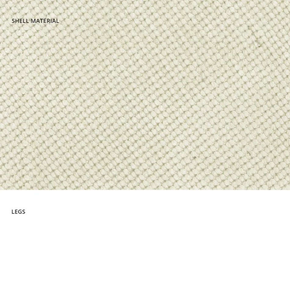 Cadeira moderna para sala de estar em tecido e metal fabricada na Itália, Egito Viadurini