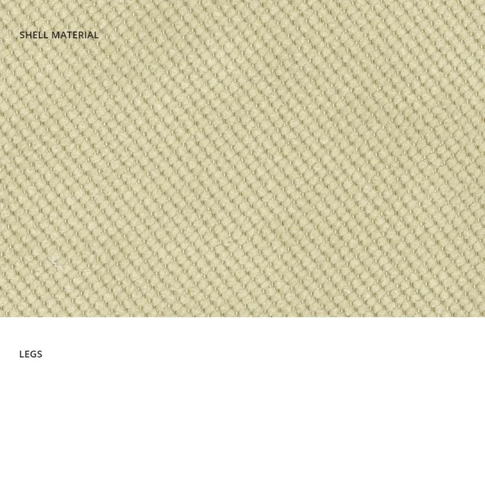 Cadeira moderna para sala de estar em tecido e metal fabricada na Itália, Egito Viadurini