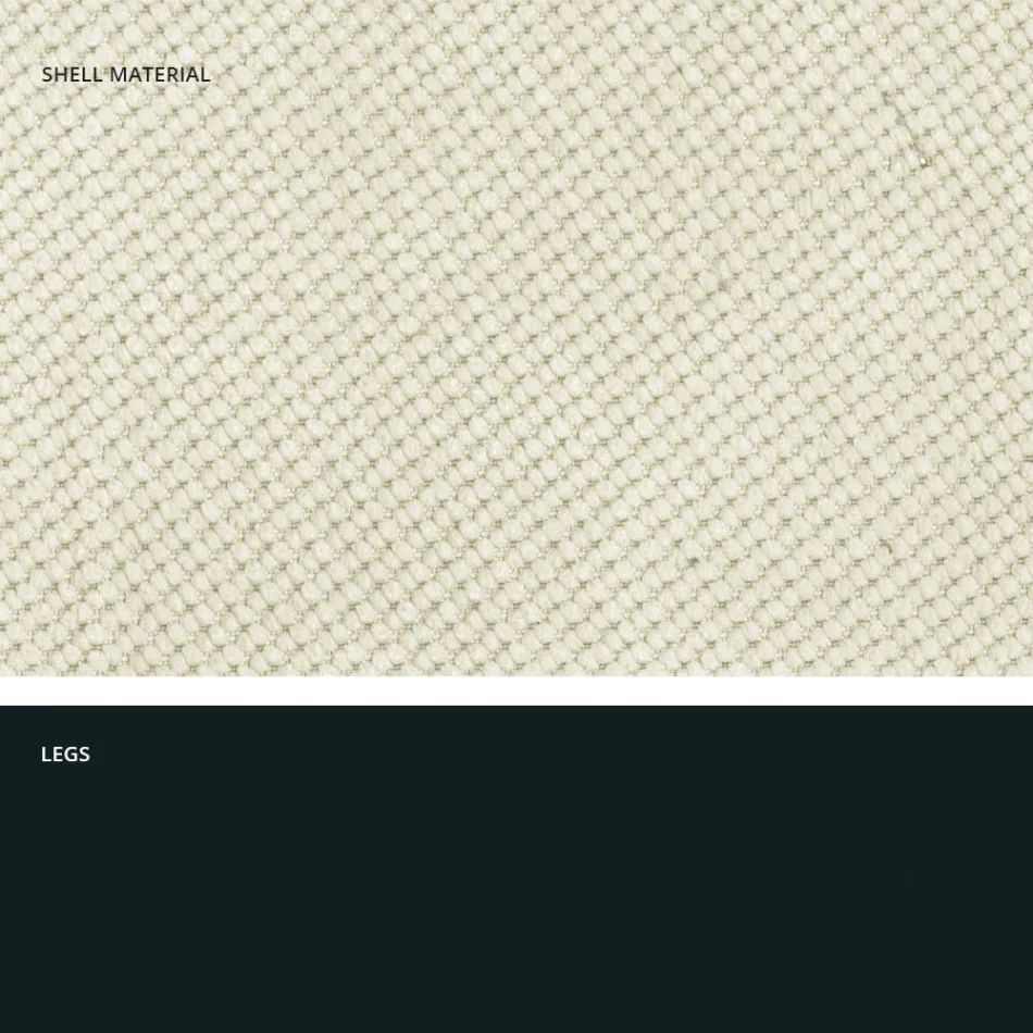 Cadeira moderna para sala de estar em tecido e metal fabricada na Itália, Egito Viadurini