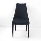 Cadeira de sala de estar estofada com Teknofibra Made in Italy - Stinco Viadurini