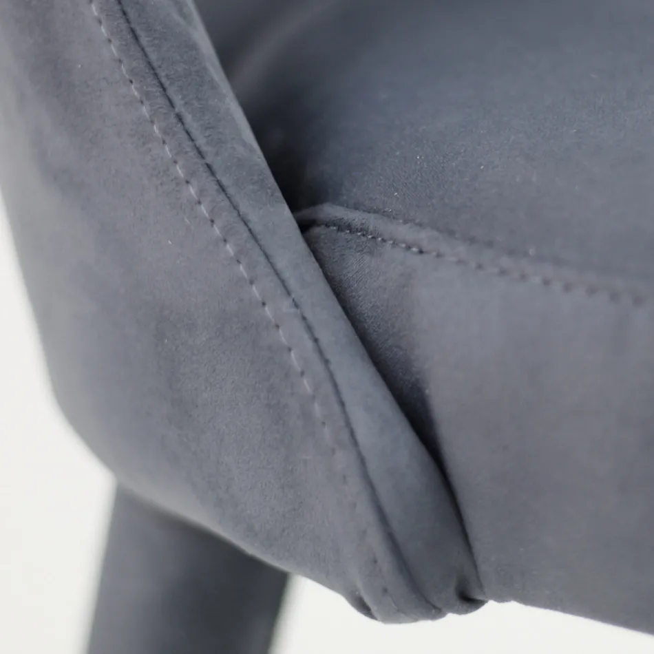 Cadeira de sala de estar estofada com Teknofibra Made in Italy - Stinco Viadurini