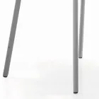 Cadeira de sala de estar com pernas estofadas e lacadas Made in Italy - Catania Viadurini