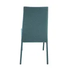 Cadeira de sala forrada com tecido fabricado na Itália - Roslin Viadurini