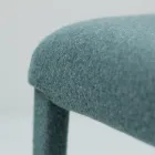 Cadeira de sala forrada com tecido fabricado na Itália - Roslin Viadurini