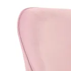 Cadeira de Escritório Base Metálica e Assento em Tecido - Anguila Viadurini