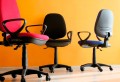 Cadeira ergonômica giratória para escritório com braços em tecido - Concetta