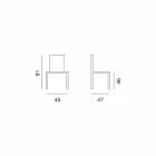 Cadeira de design clássico Monroe Viadurini