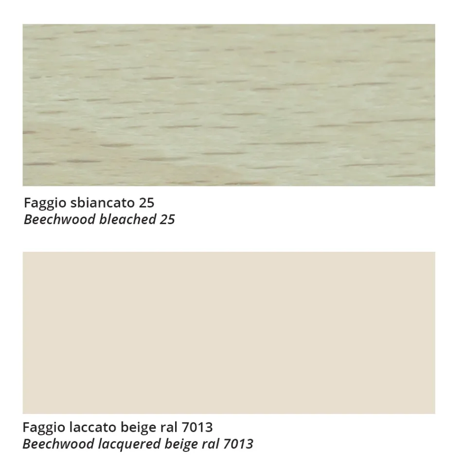 Cadeira de alta qualidade em madeira de faia e couro fabricada na Itália, 2 peças - Nora Viadurini